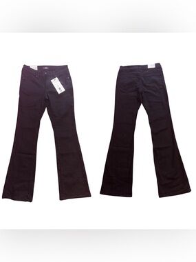 NWT Rise Supply Co Black Flare Jeans Stretch Bootcut Denim